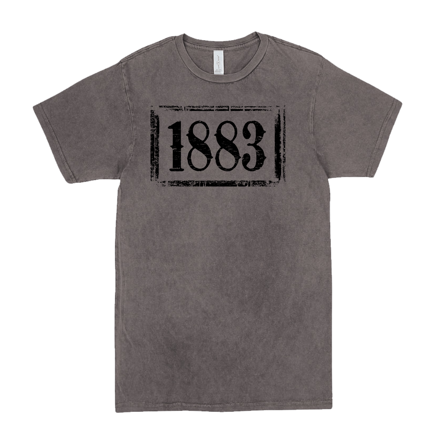 Yellowstone 1883 Logo Distressed Short Sleeve T - Shirt - Paramount Shop