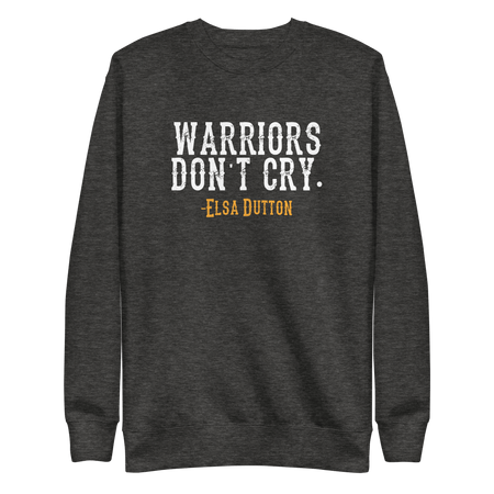 Yellowstone 1883 Warriors Don't Cry Unisex Fleece Pullover - Paramount Shop