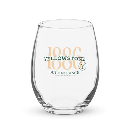 Yellowstone 1886 Stemless Wine Glass - Paramount Shop