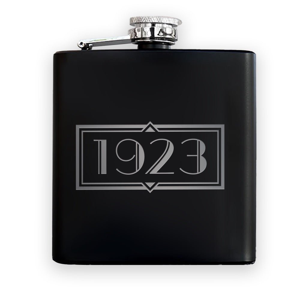 Yellowstone 1923 Logo Laser Engraved Flask - Paramount Shop