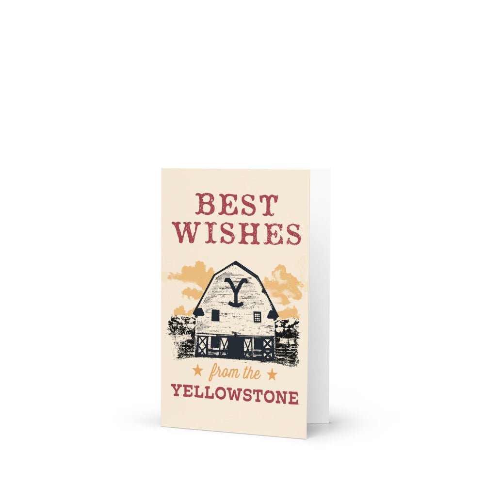 Yellowstone Best Wishes Greeting Card - Paramount Shop