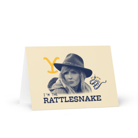 Yellowstone Beth Dutton I'm the Rattlesnake Greeting Card - Paramount Shop