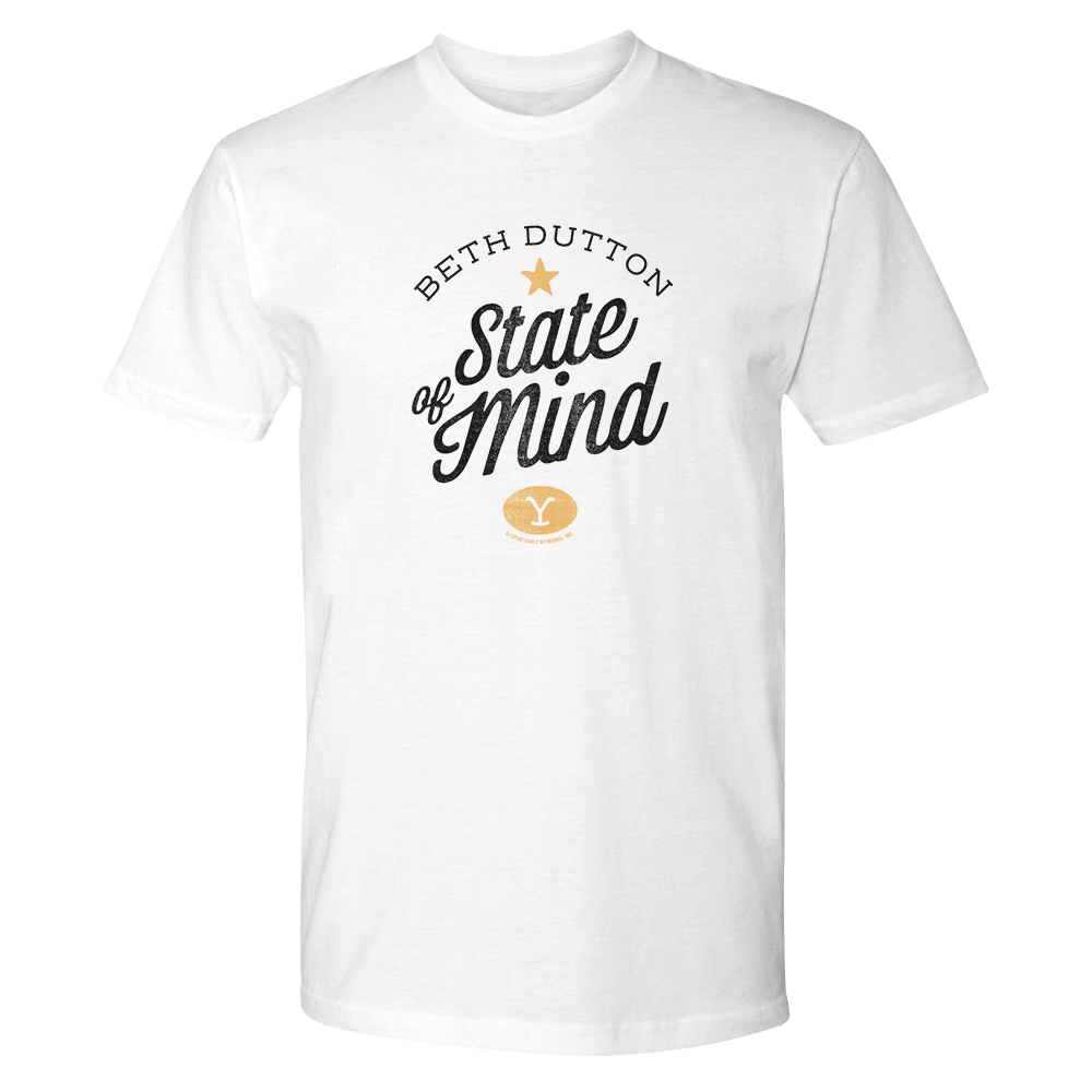 Yellowstone Beth Dutton State of Mind Adult Short Sleeve T - Shirt - Paramount Shop