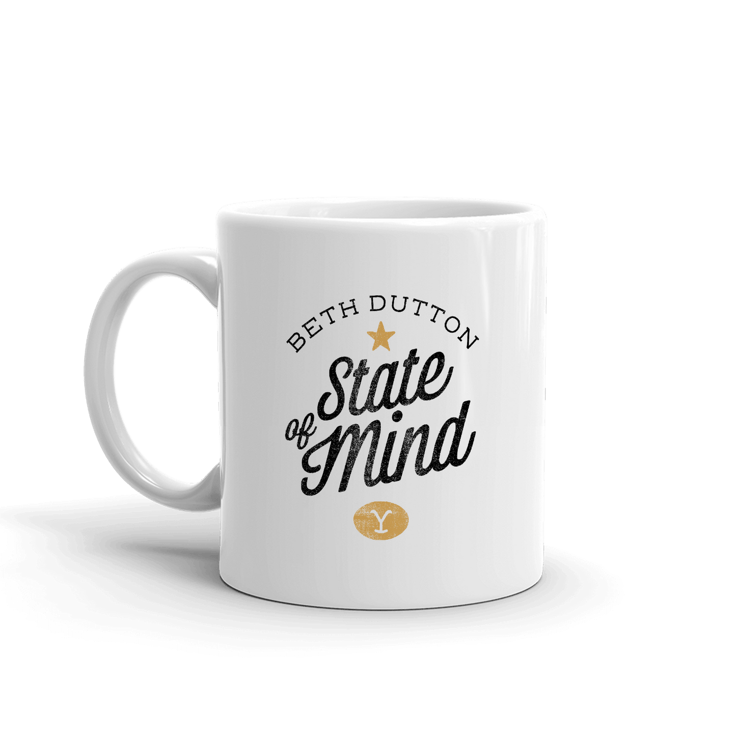 Yellowstone Beth Dutton State of Mind White Mug - Paramount Shop