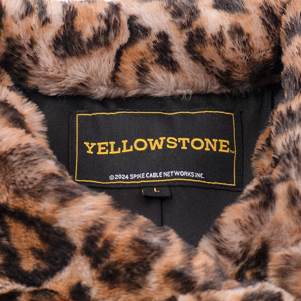 Yellowstone Beth Leopard Coat - Paramount Shop