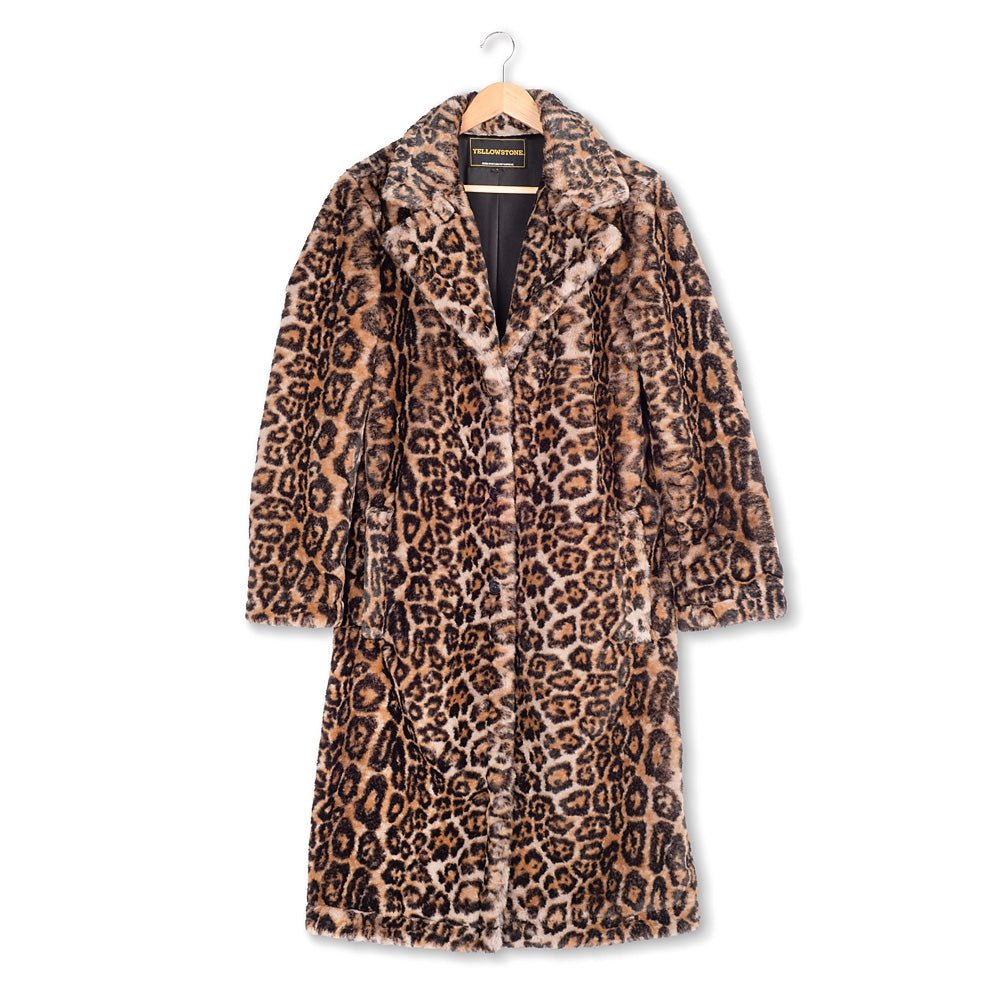 Yellowstone Beth Leopard Coat - Paramount Shop