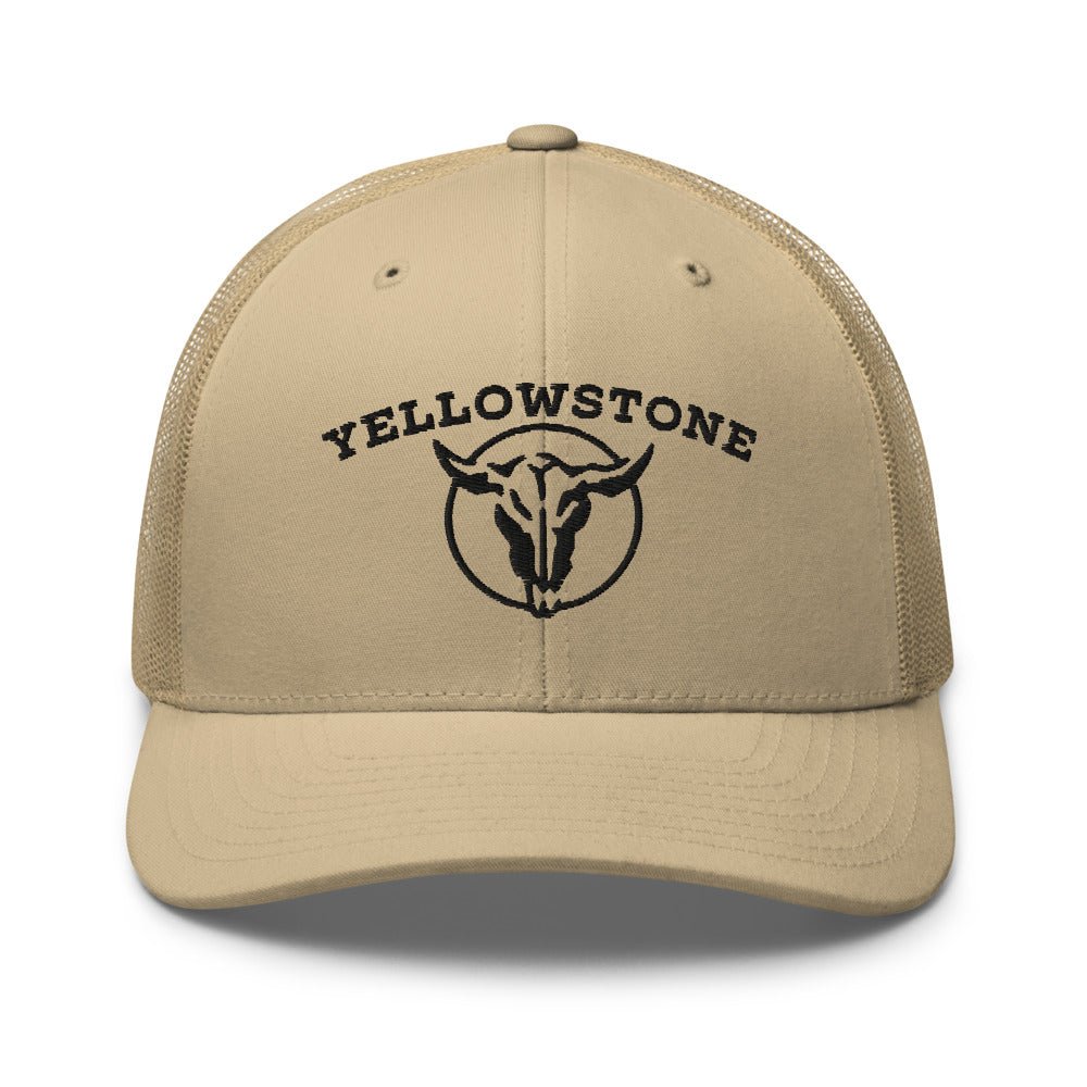 Yellowstone Black Skull Trucker Hat - Paramount Shop