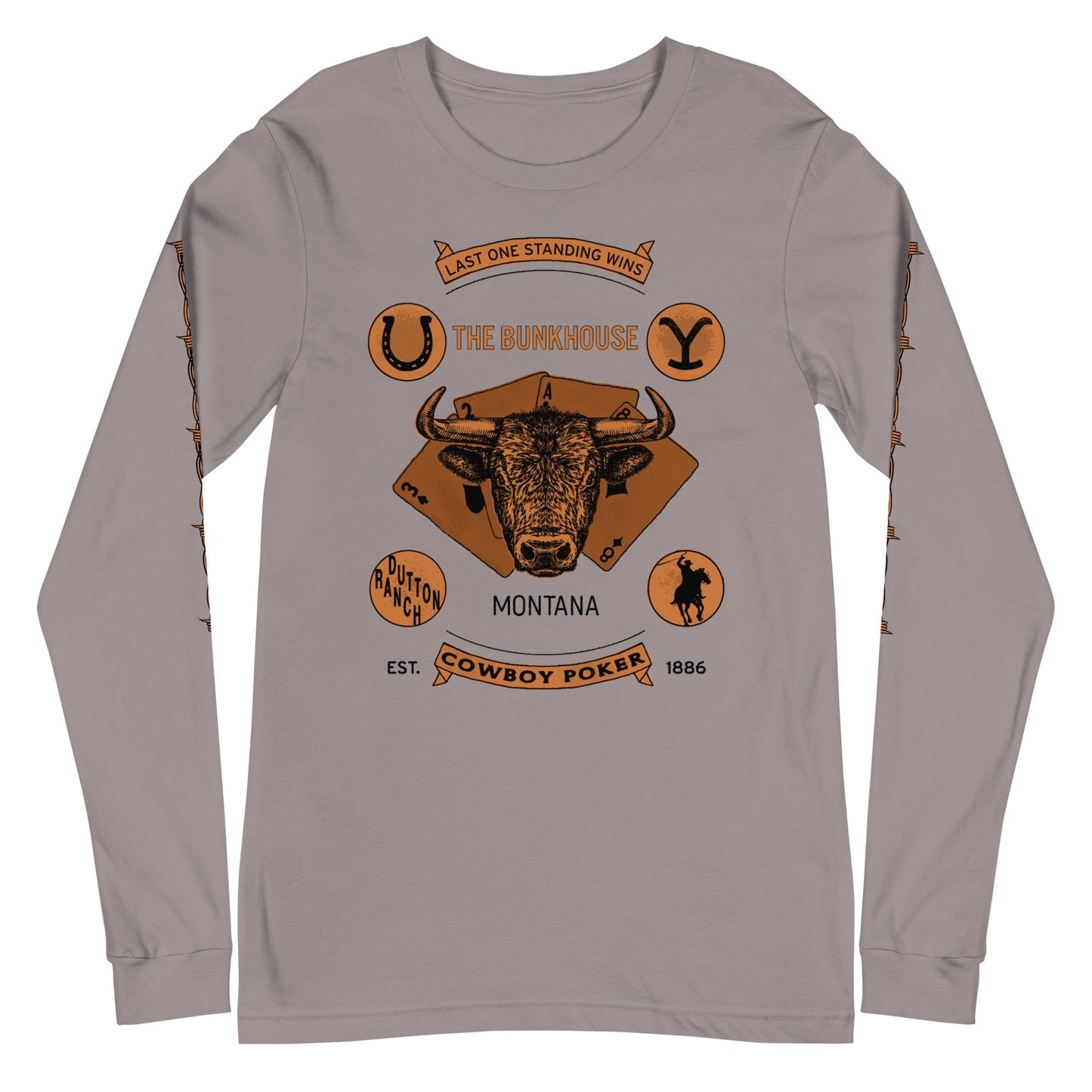 Yellowstone Bunkhouse Bison Long Sleeve T - Shirt - Paramount Shop