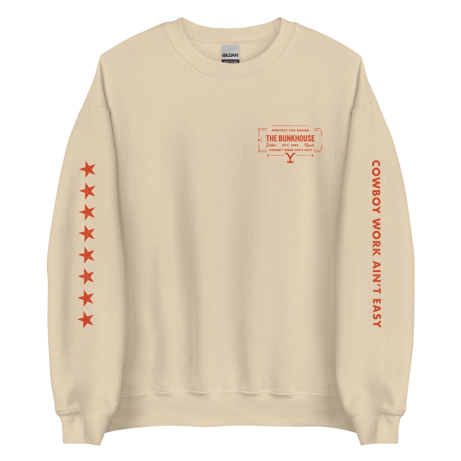 Yellowstone Bunkhouse Ocean Adult Crewneck - Paramount Shop