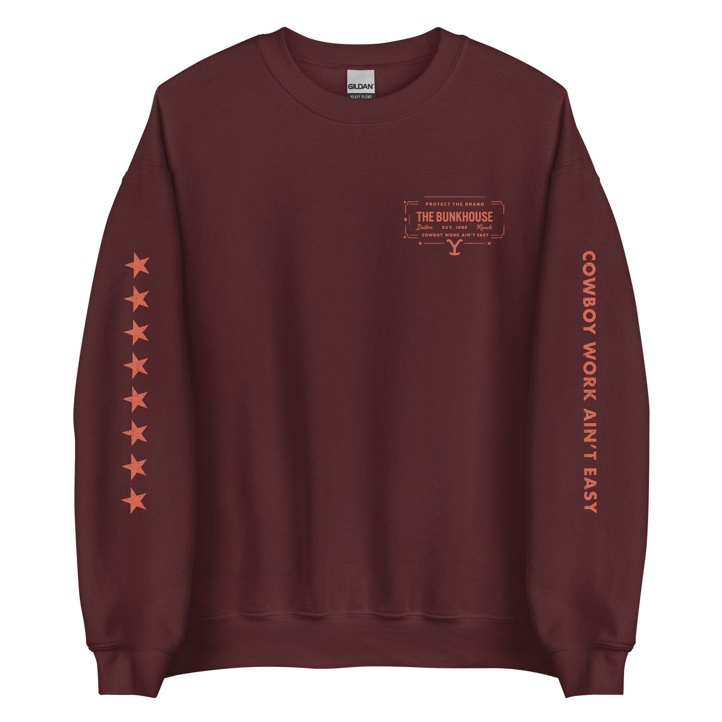 Yellowstone Bunkhouse Ocean Adult Crewneck - Paramount Shop