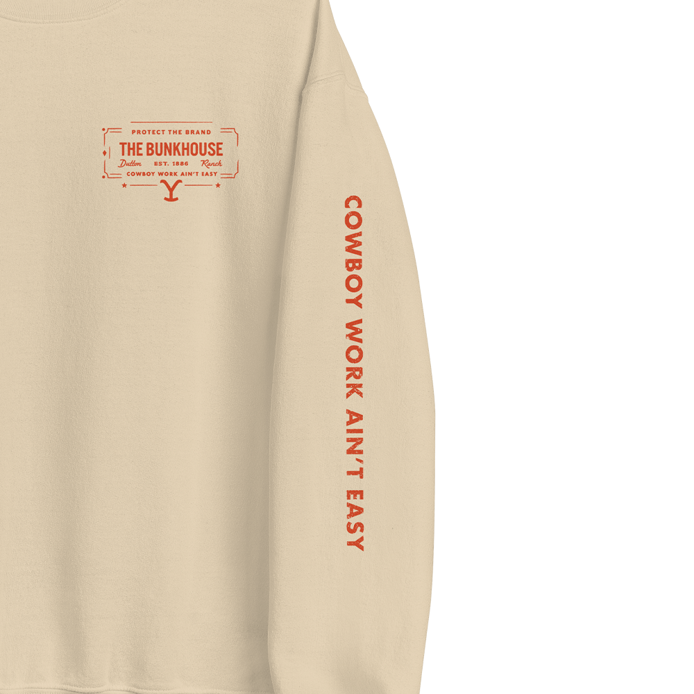 Yellowstone Bunkhouse Ocean Adult Crewneck - Paramount Shop