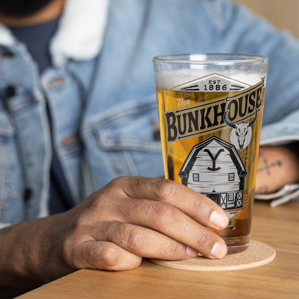 Yellowstone Bunkhouse Pint Glass - Paramount Shop