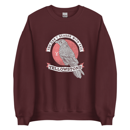Yellowstone Can't Reason With Evil Crewneck Sweatshirt - Paramount Shop