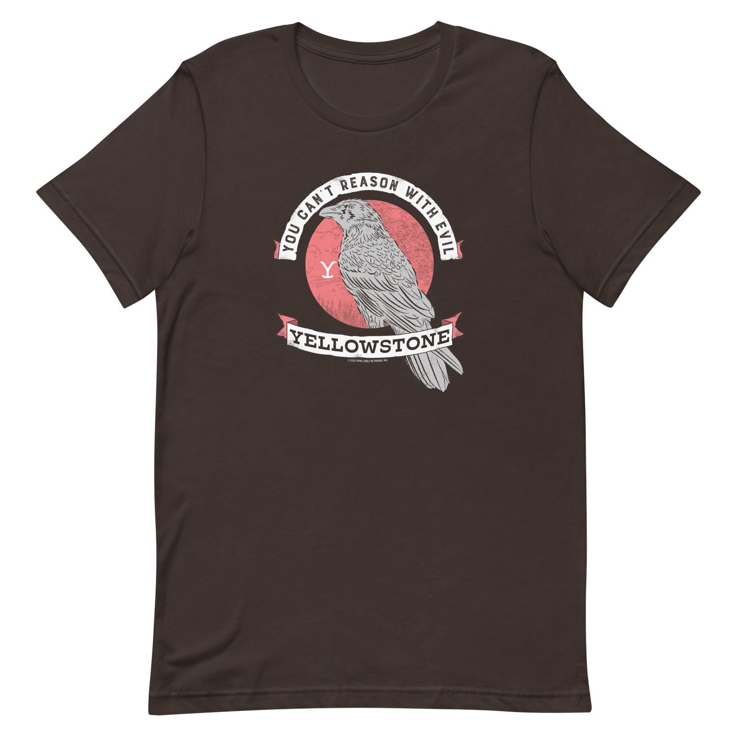 Yellowstone Can't Reason With Evil Front Adult Short Sleeve T - Shirt - Paramount Shop
