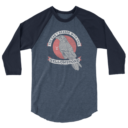 Yellowstone Can't Reason With Evil Raglan T - Shirt - Paramount Shop