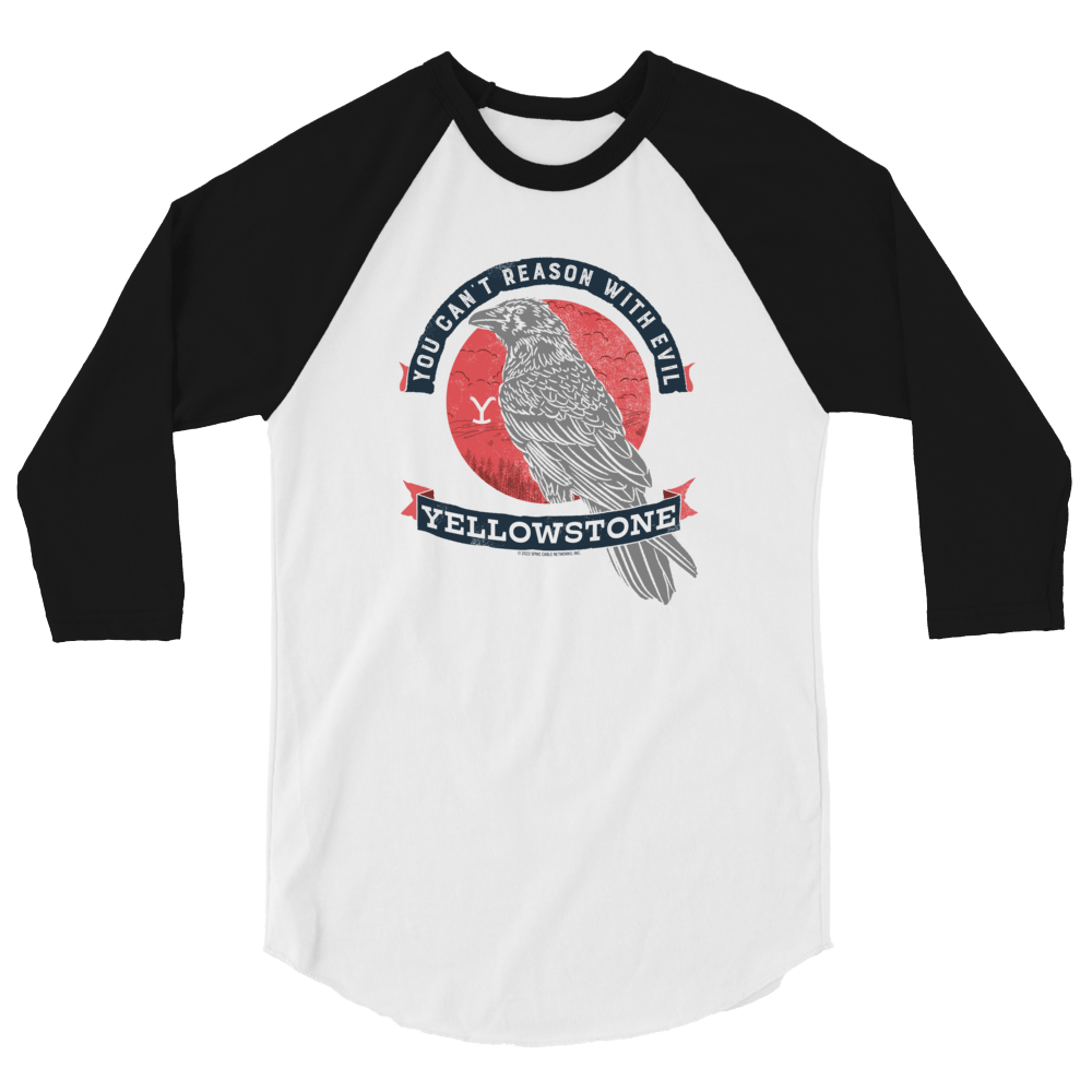 Yellowstone Can't Reason With Evil Raglan T - Shirt - Paramount Shop