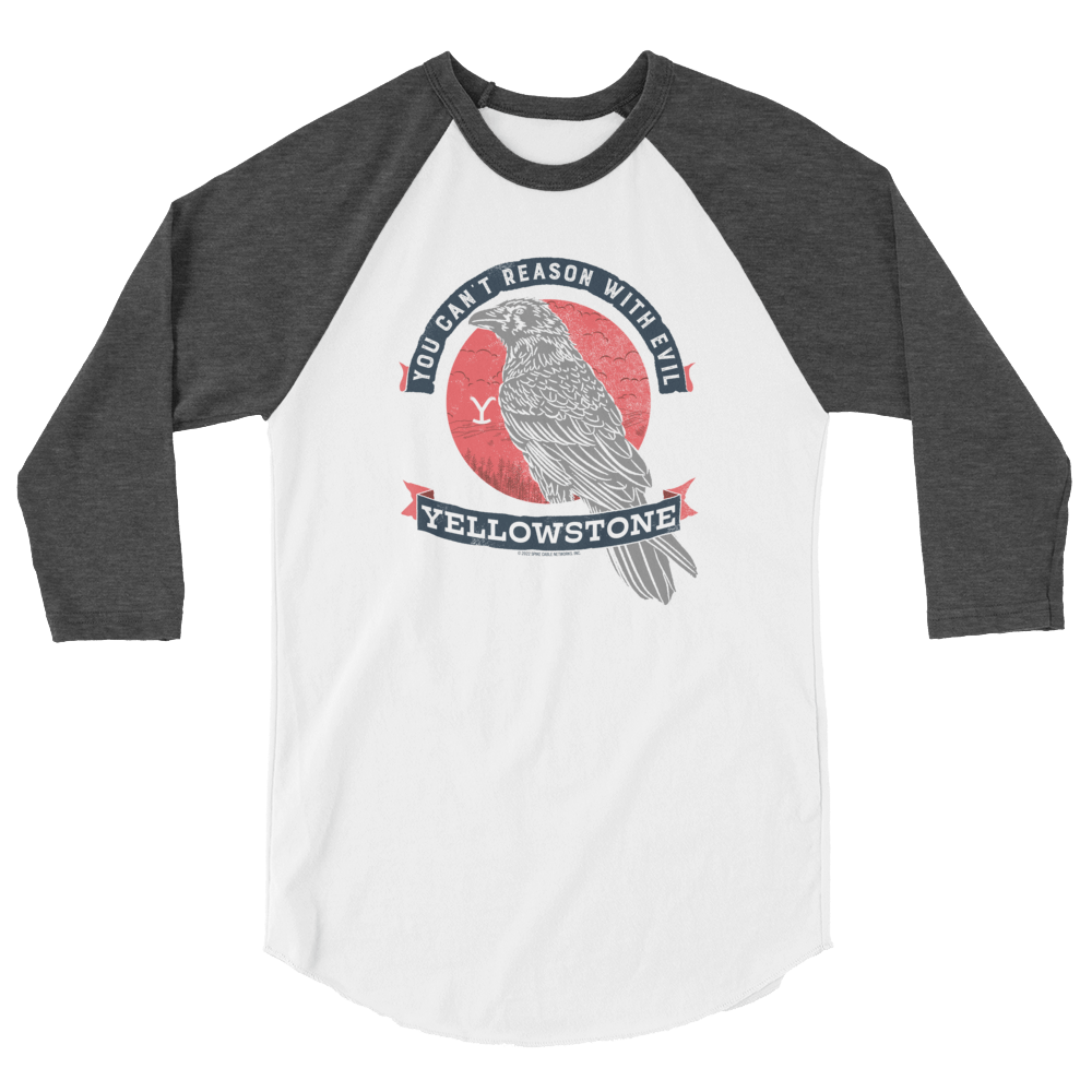 Yellowstone Can't Reason With Evil Raglan T - Shirt - Paramount Shop