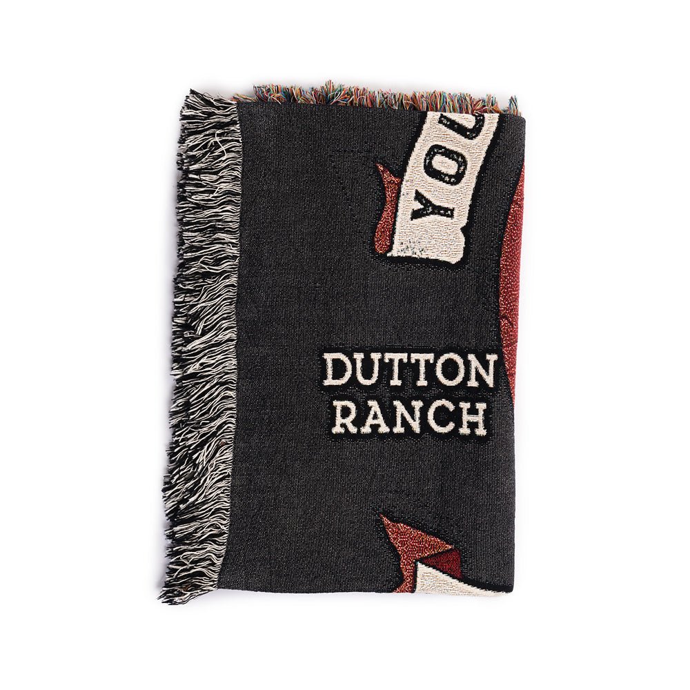 Yellowstone Can't Reason With Evil Woven Blanket - Paramount Shop