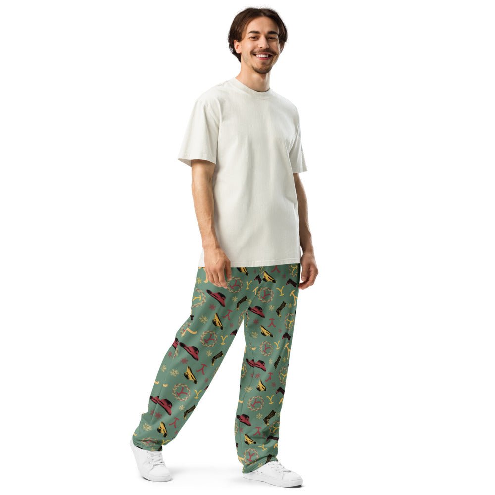 Yellowstone Cowboy Christmas Lounge Pants - Paramount Shop