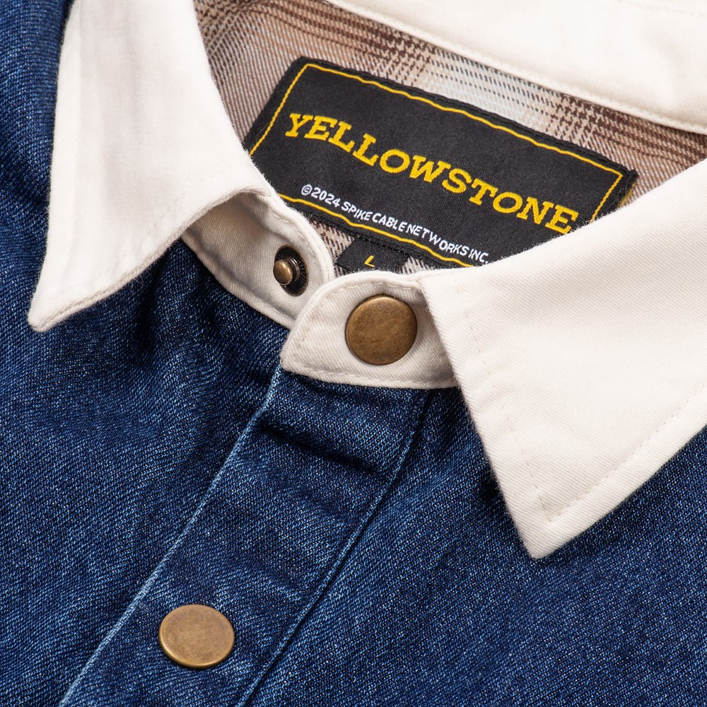 Yellowstone Denim Embroidered Barn Jacket - Paramount Shop