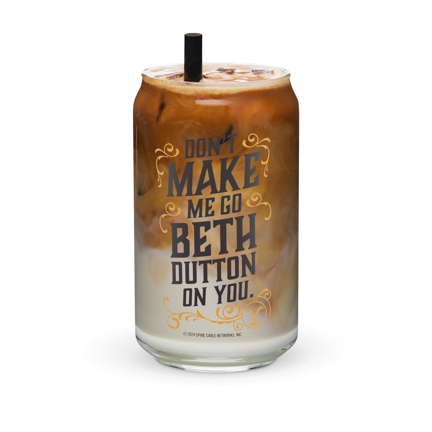 Yellowstone Don't Go Beth Dutton Can Glass - Paramount Shop