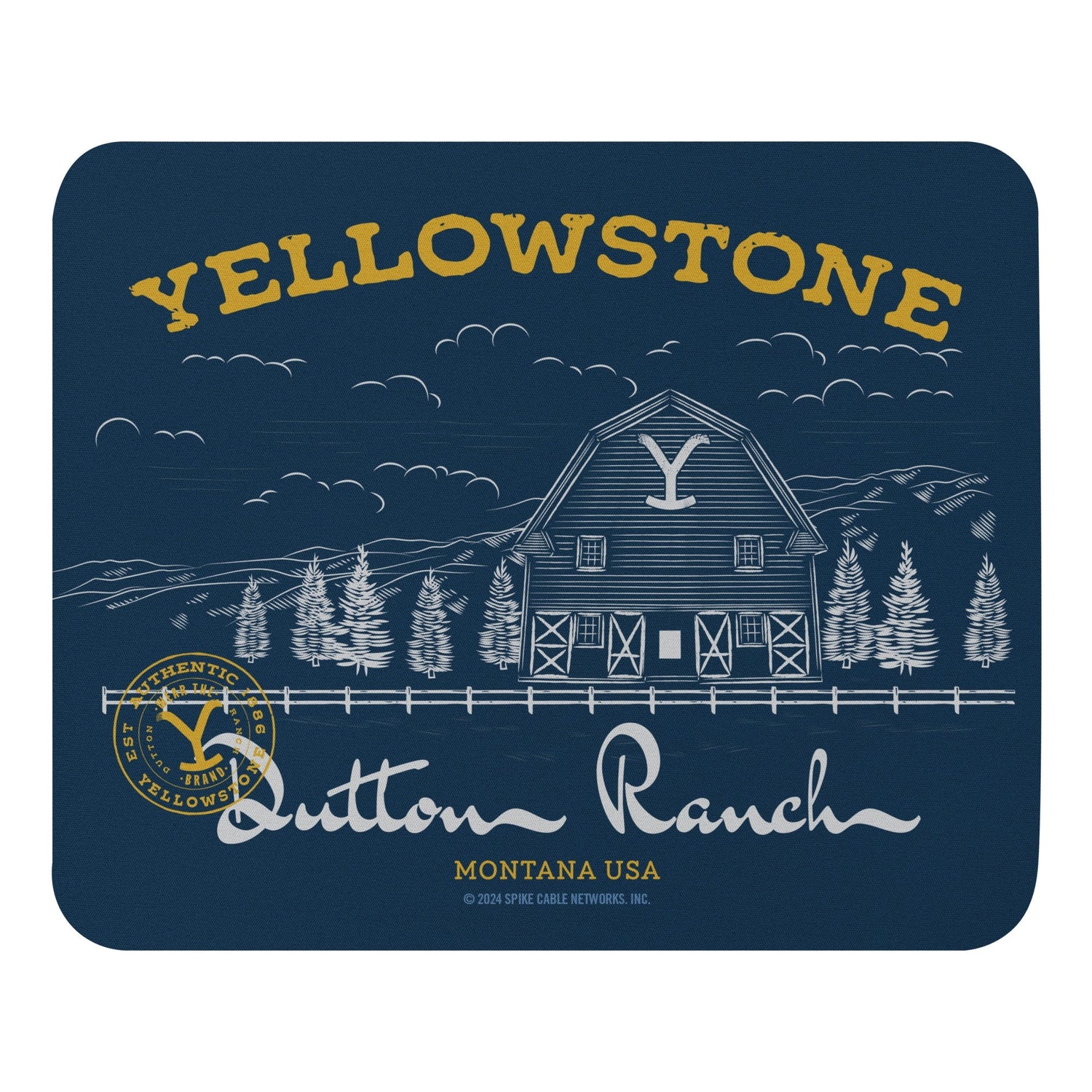 Yellowstone Dutton Ranch Barn Mouse Pad - Paramount Shop