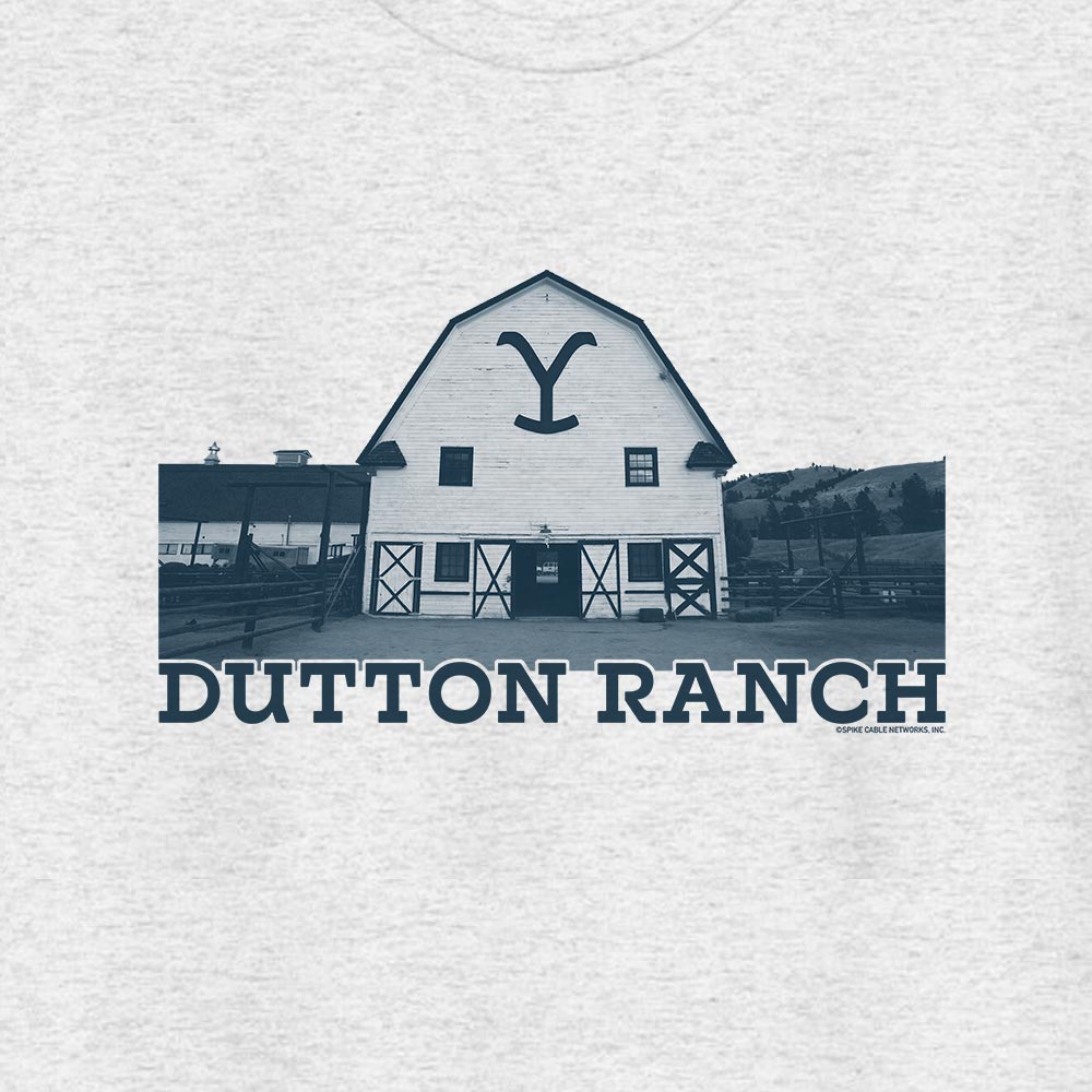 Yellowstone Dutton Ranch Barn Tri - Blend T - Shirt - Paramount Shop