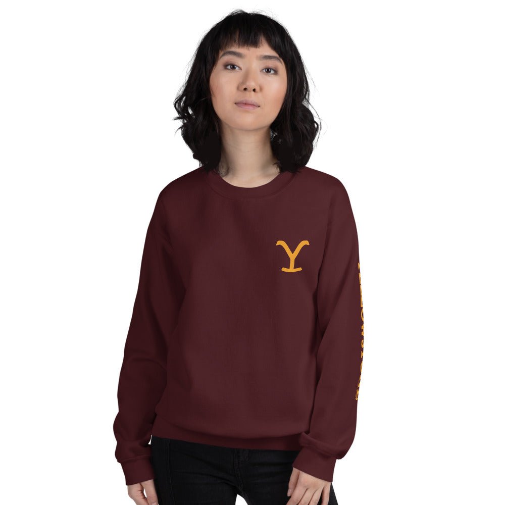 Yellowstone Dutton Ranch Fleece Crewneck Sweatshirt - Paramount Shop