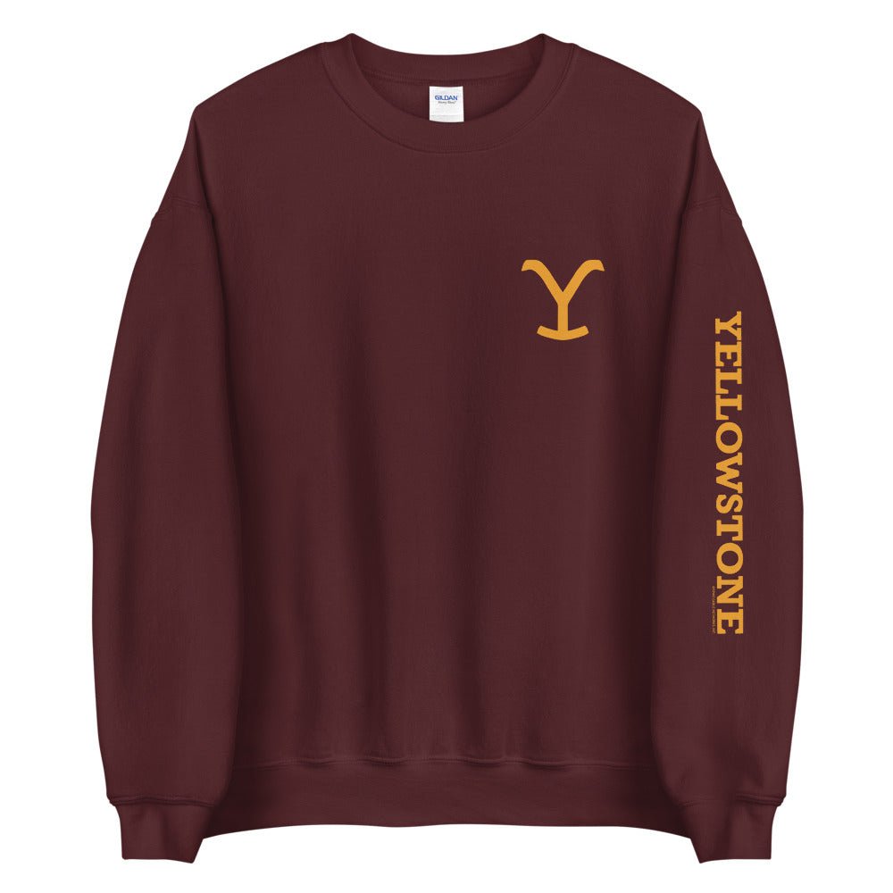 Yellowstone Dutton Ranch Fleece Crewneck Sweatshirt - Paramount Shop