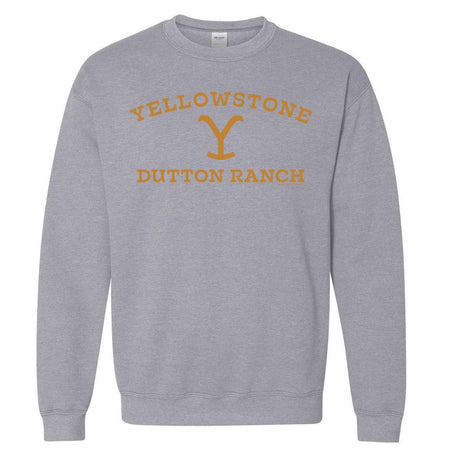 Yellowstone Dutton Ranch Logo Fleece Crewneck Sweatshirt - Paramount Shop