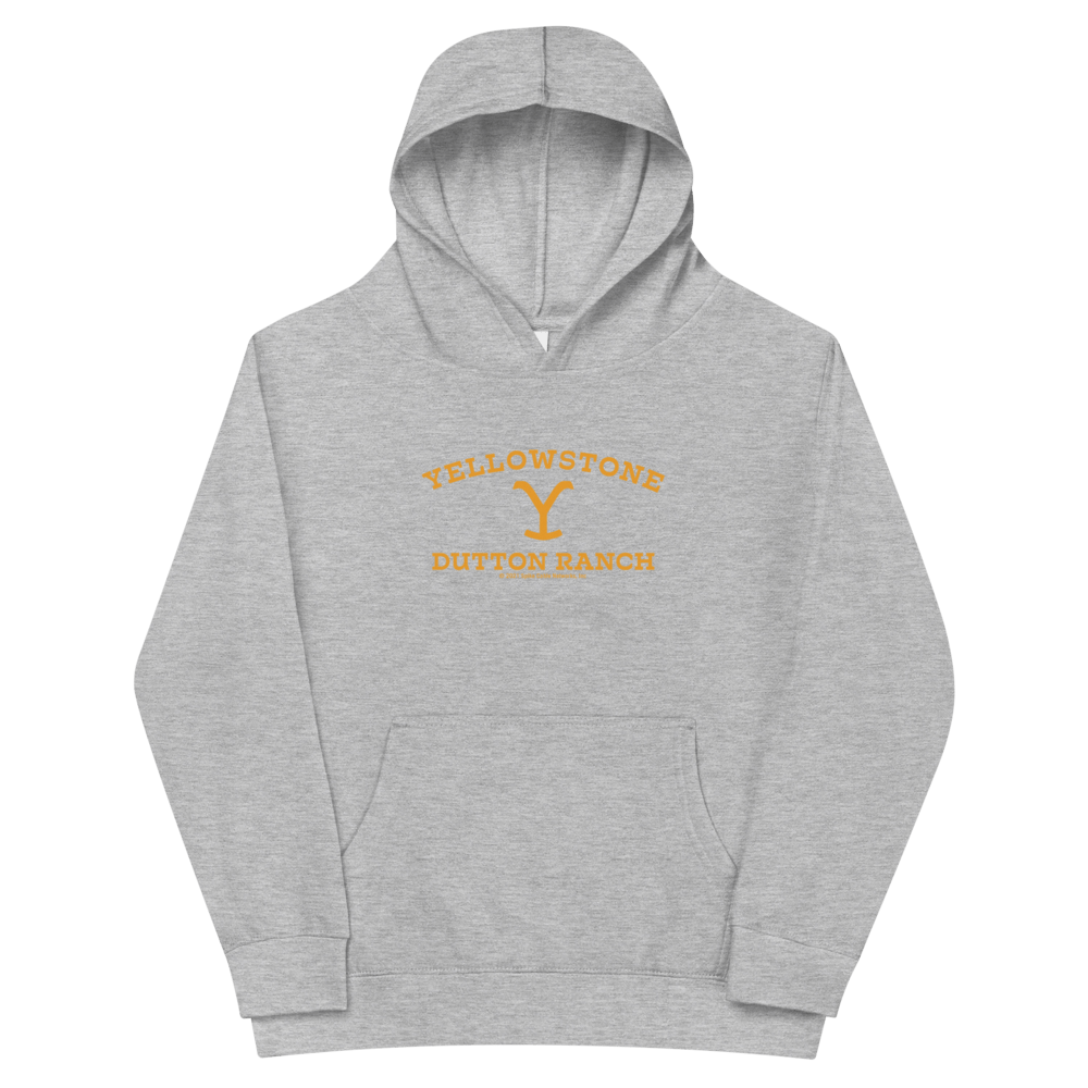 Yellowstone Dutton Ranch Logo Kids Hooded Sweatshirt - Paramount Shop