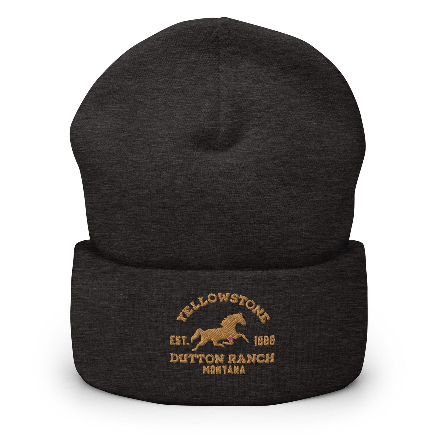 Yellowstone Dutton Ranch Montana Embroidered Beanie - Paramount Shop