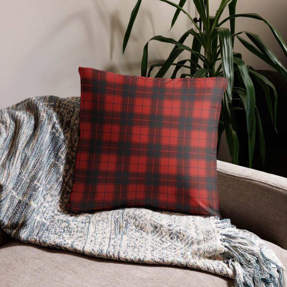 Yellowstone Dutton Ranch Plaid Pillow - Paramount Shop