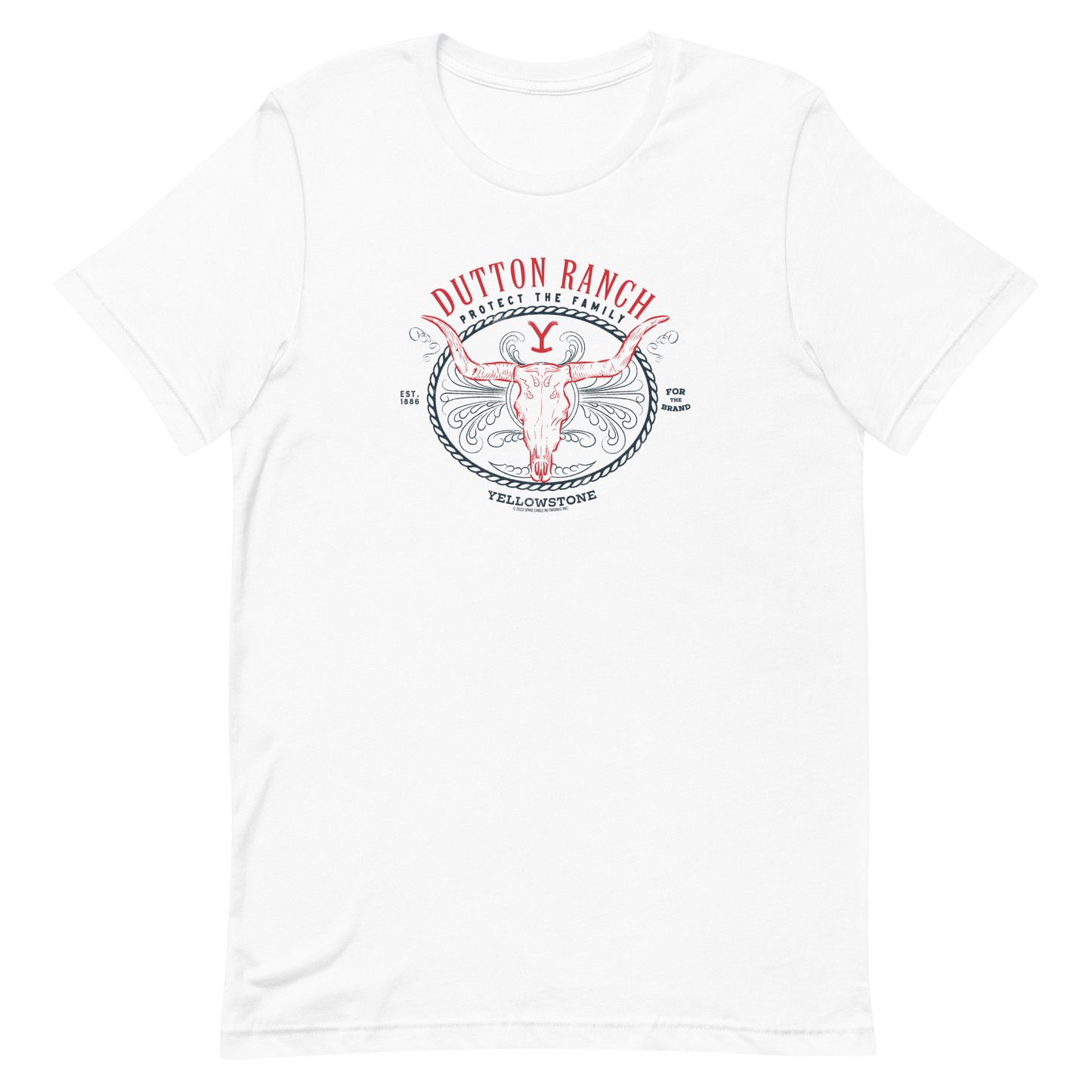 Yellowstone Dutton Ranch Protect the Family Adult T - Shirt - Paramount Shop