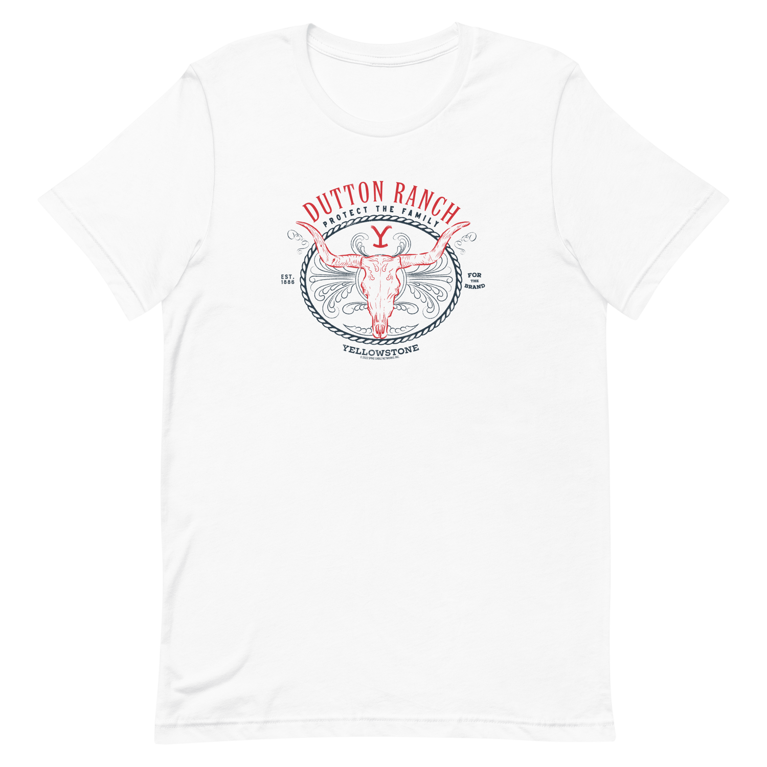 Yellowstone Dutton Ranch Protect the Family Adult T - Shirt - Paramount Shop