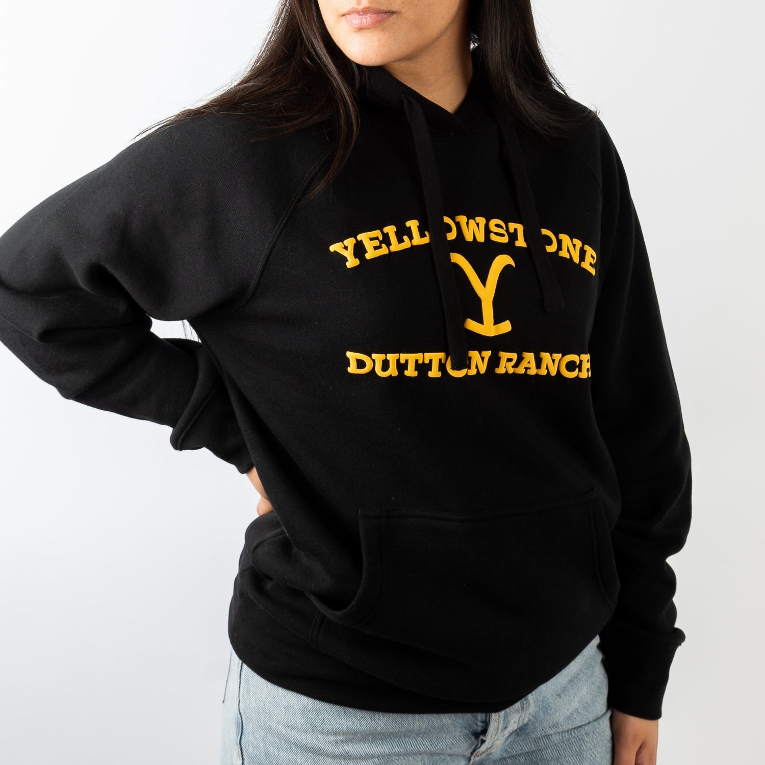 Yellowstone Dutton Ranch Puff Print Hoodie - Paramount Shop