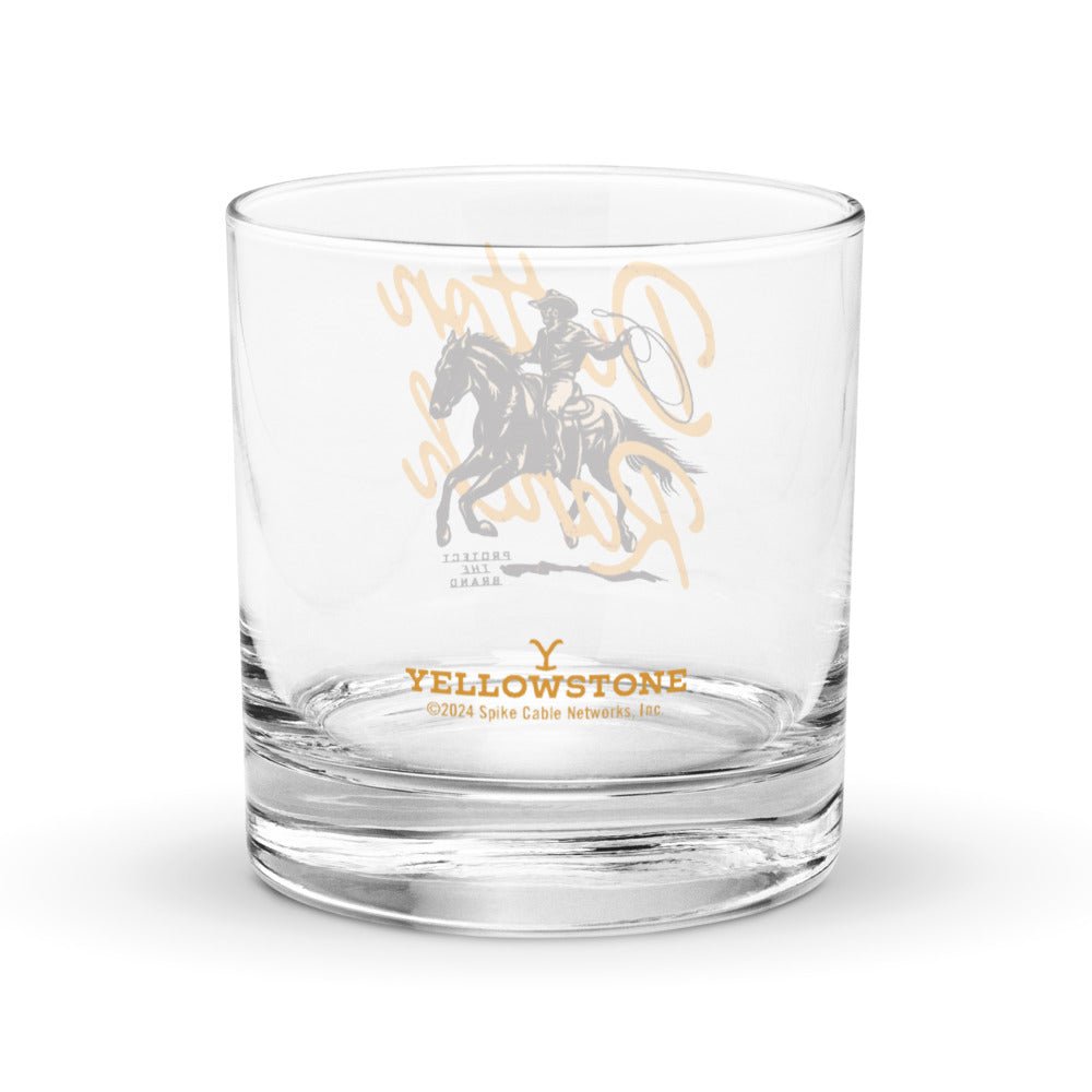 Yellowstone Dutton Ranch Rock Glass - Paramount Shop