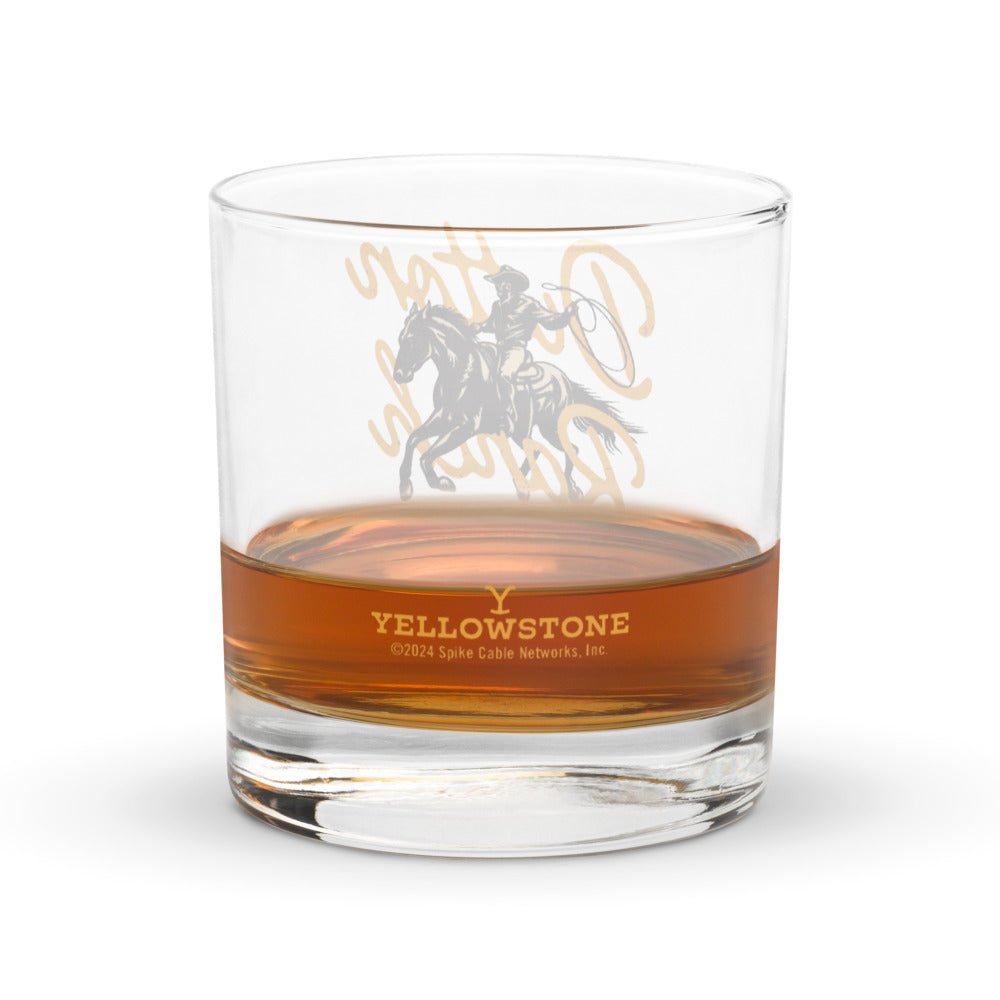 Yellowstone Dutton Ranch Rock Glass - Paramount Shop