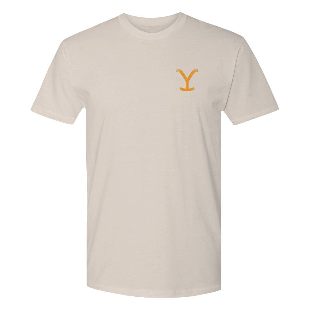 Yellowstone Dutton Ranch Scenery Back Print Short Sleeve T - Shirt - Paramount Shop