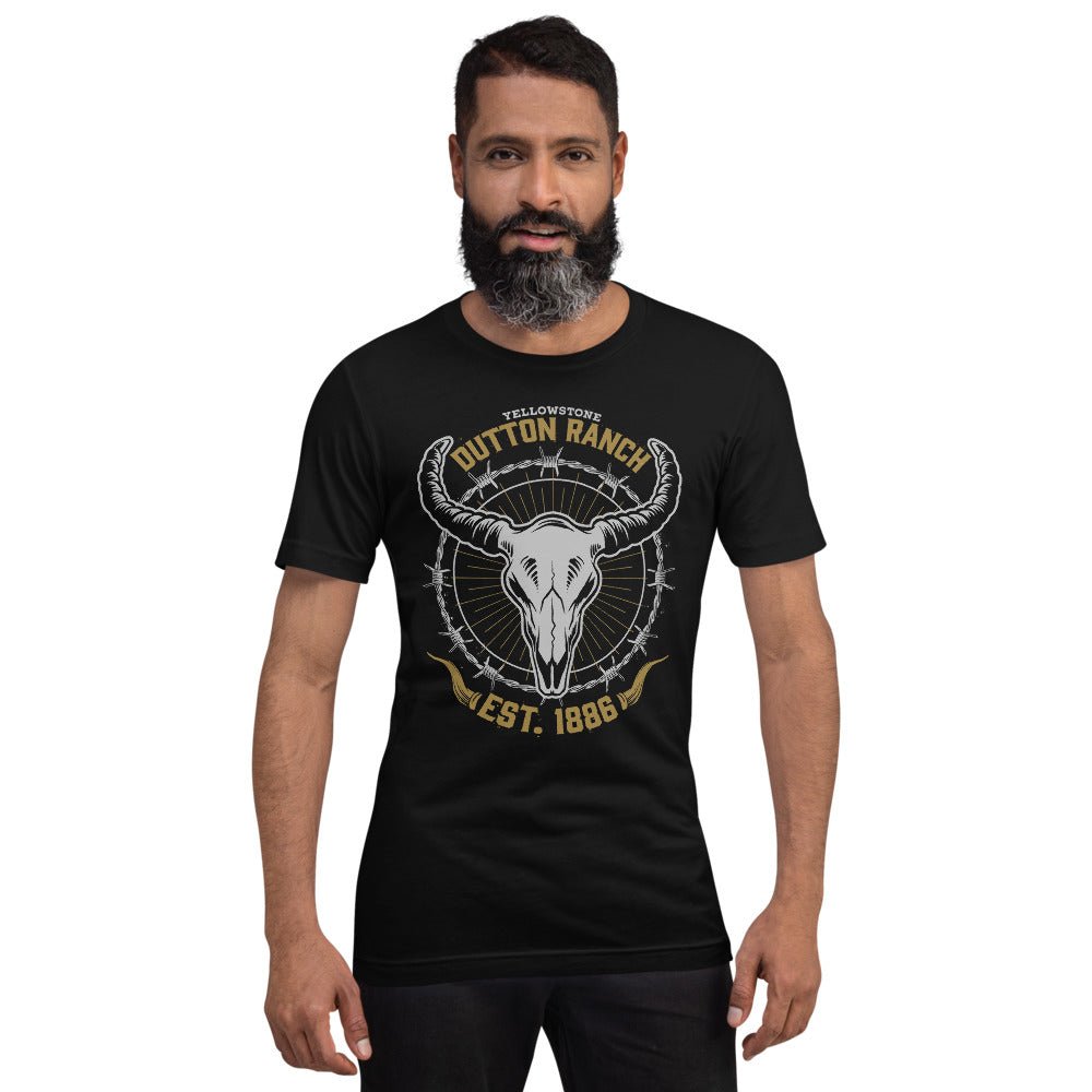 Yellowstone Dutton Ranch Skull Unisex T-Shirt - Paramount Shop