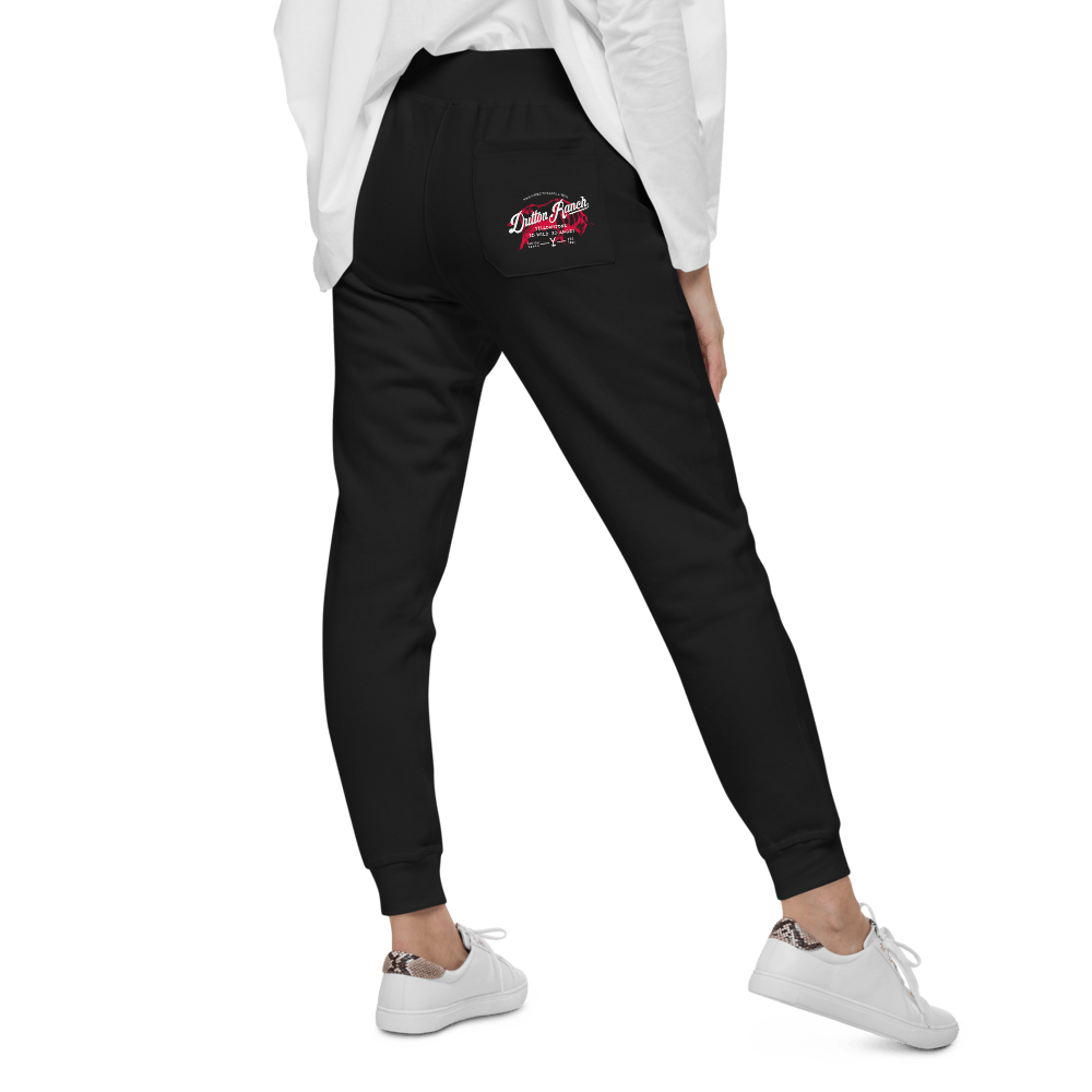 Yellowstone Dutton Ranch So Wild So Angry Unisex Fleece Sweatpants - Paramount Shop