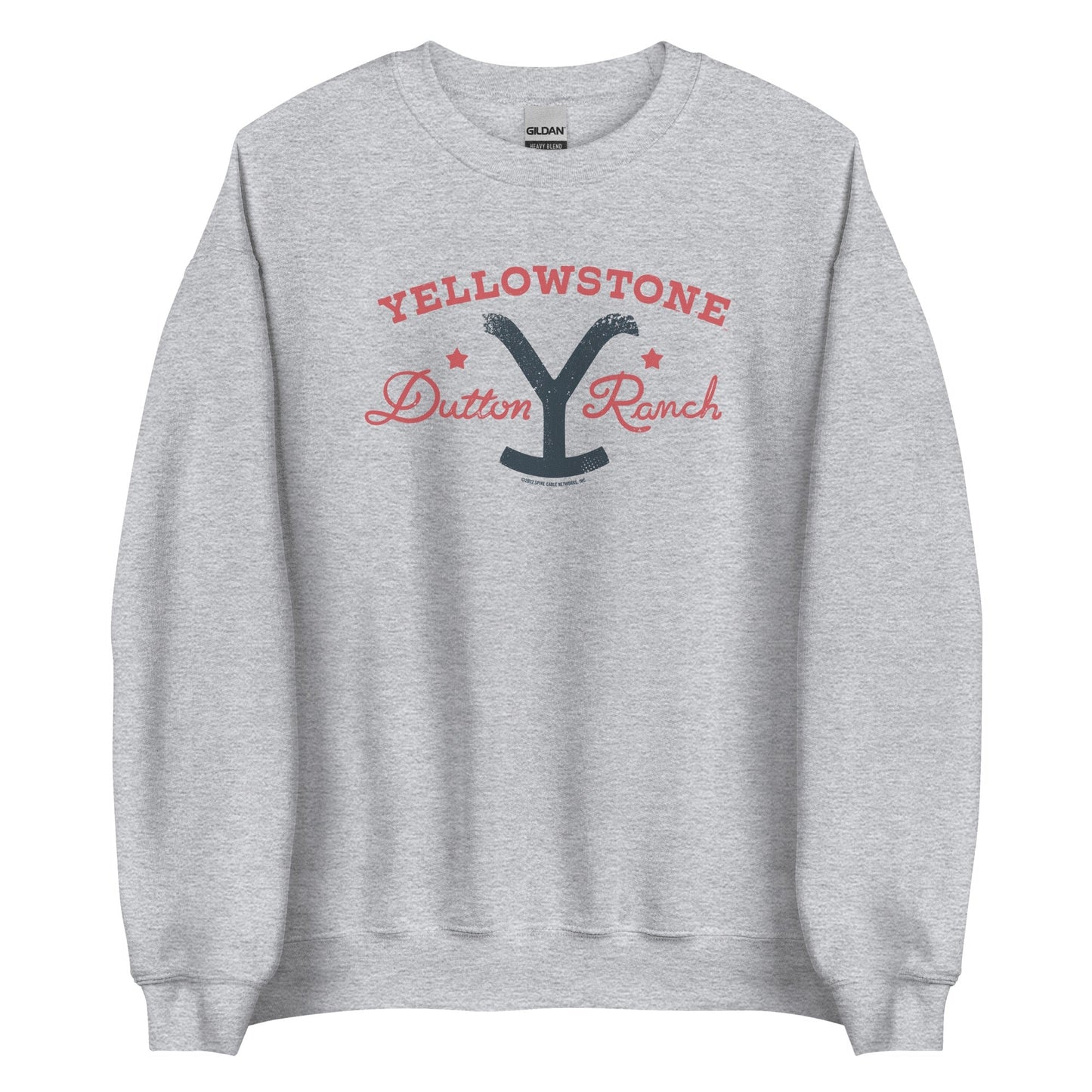 Yellowstone Dutton Ranch Star Fleece Crewneck Sweatshirt - Paramount Shop