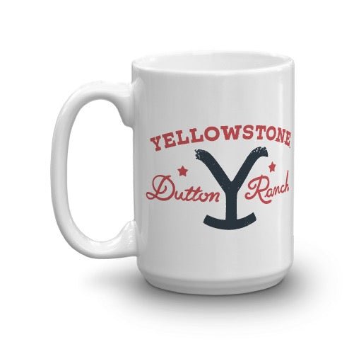 Yellowstone Dutton Ranch Star White Mug - Paramount Shop