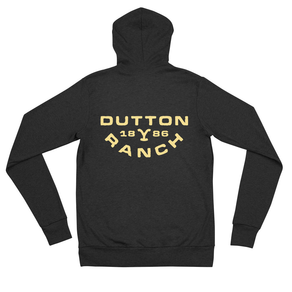 Yellowstone Dutton Ranch Unisex Lightweight Zip - Up Hoodie - Paramount Shop