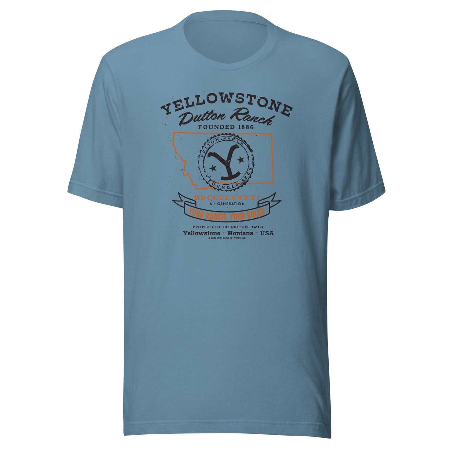 Yellowstone Dutton Ranch Your Ranch Your Rules Short Sleeve T - Shirt - Paramount Shop