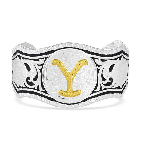 Yellowstone Dutton Y Yellowstone Silver Cuff Bracelet - Paramount Shop