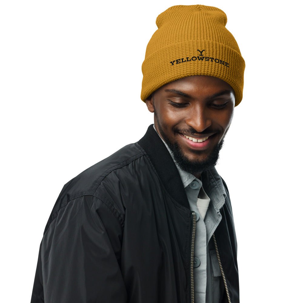 Yellowstone Embroidered Logo Waffle Beanie - Paramount Shop