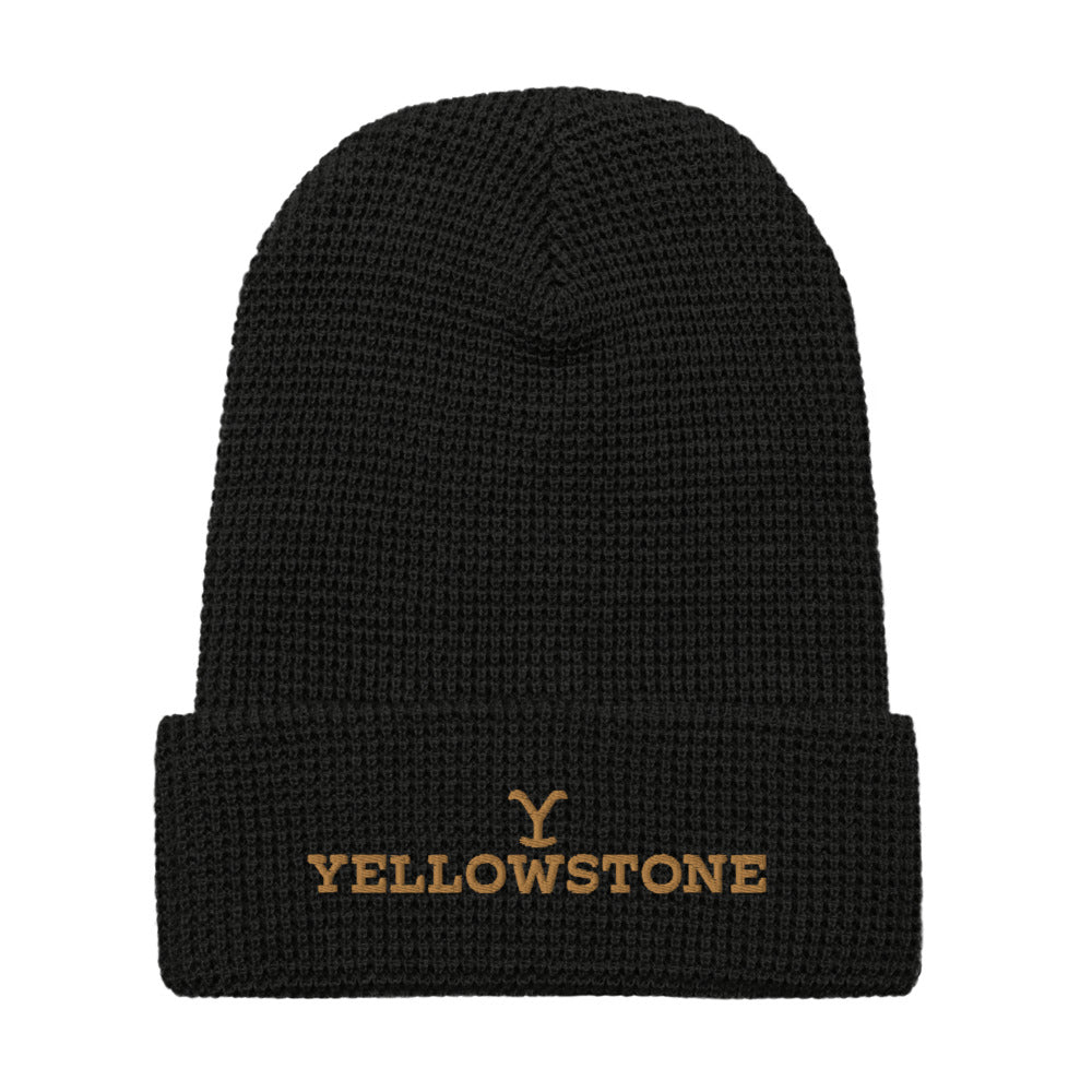 Yellowstone Embroidered Logo Waffle Beanie - Paramount Shop