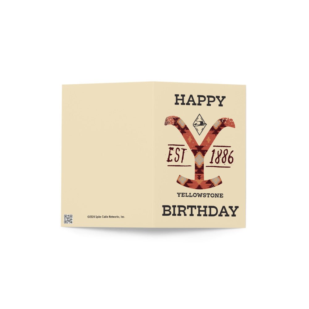 Yellowstone Est. 1886 Birthday Card - Paramount Shop