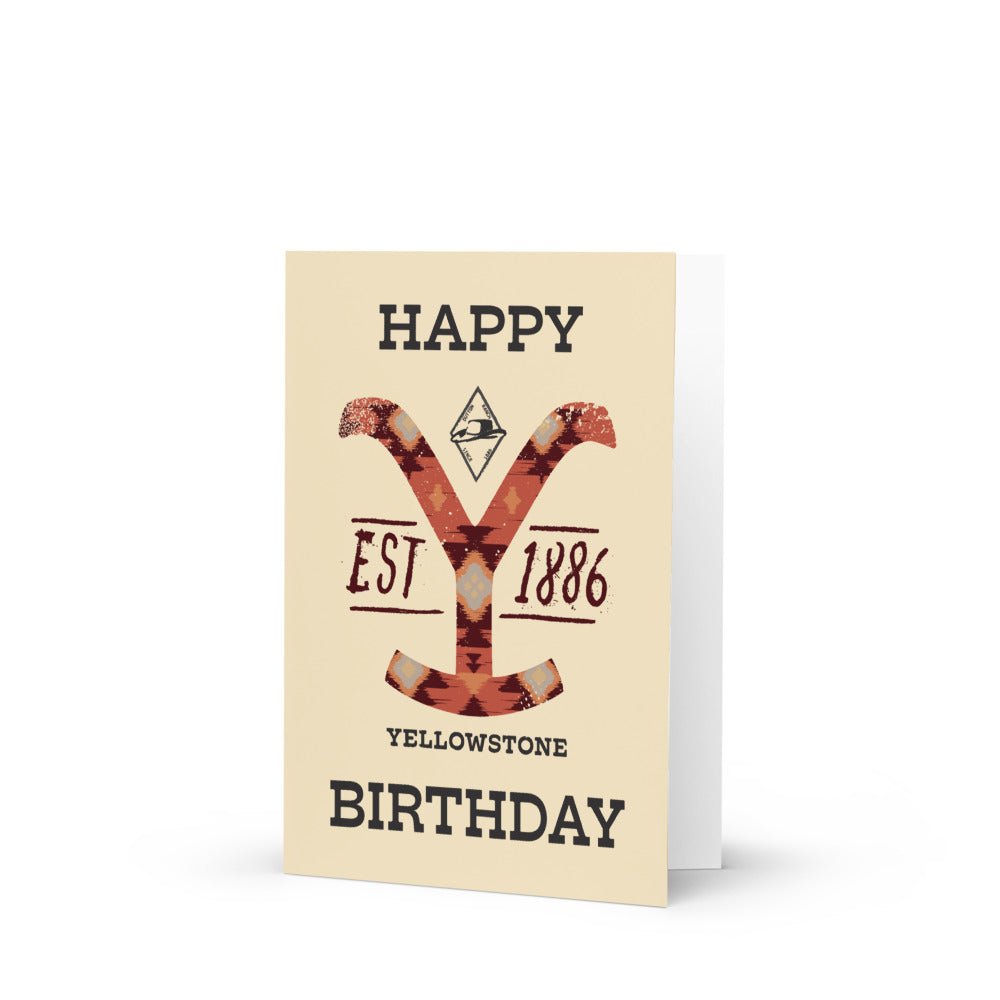 Yellowstone Est. 1886 Birthday Card - Paramount Shop